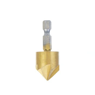 608-755 Titanium Coated 82 Deg High-Speed Steel Counter Sink 3/4 Dia x 1/4 Inch Hex Shank
