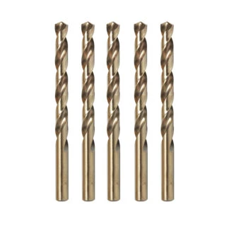 611-224 5 Piece Cobalt Drill Bit Pack 3/8 Dia x 3/8 Inch Shank