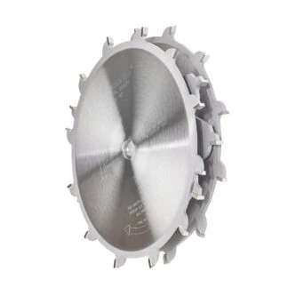 658012 Carbide Tipped Dado 8 Inch Dia x 12T ATB/FT -5 Deg, 5/8 Bore, Dado Set with Three 2-Wing Chippers