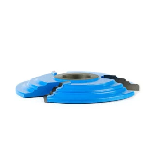 SC509 Carbide Tipped 3-Wing Cove & Corner Round Raised Panel 5-1/2 Dia x 5/8 x 1 & 1-1/4 Bore for 3/4 Material