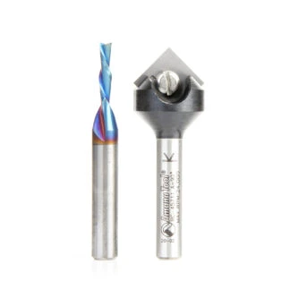 AMS-279 2-Pc General Purpose CNC Pack 1/4" Shank