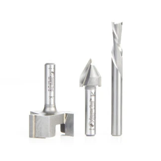 AMS-285 3-Pc General Purpose CNC Set 1/4" Shank