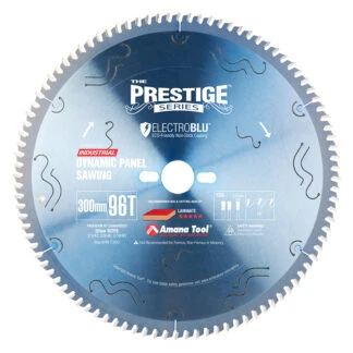 DT300T96-30C Electro-Blu™ Carbide Tipped Sliding Table Saw 300mm Dia x 96T TCG, 30mm Bore