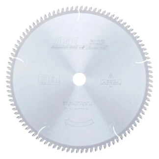 MD12-962 Carbide Tipped Plastic 12 Inch Dia x 96T M-TCG -2 Deg 1 Inch Bore Circular Saw Blade