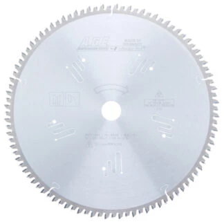 MD12-963 Carbide Tipped Double-Sided Melamine 12 Inch Dia x 96T H-ATB -5 Deg Inch Bore Circular Saw Blade