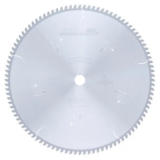 MD15-105 Carbide Tipped Thin Walled Aluminum and Non-Ferrous Metals 14 Inch Dia x 108T TCG -6 Deg 1 Inch Bore Circular Saw Blade