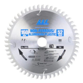 MD160-528TB Carbide Tipped Saw Blade for Festool® and Other Track Saw Machines 160mm Dia x 52T ATB -5 Deg 20mm Bore Circular Saw Blade Fits TS 55 F TSC 55 K HK 55 HCK 55