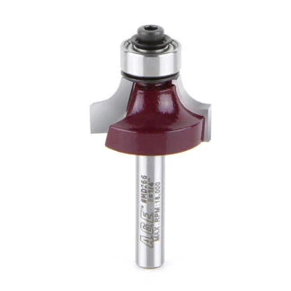 MD266 Carbide Tipped Corner Round 1/4 Radius x 1 Inch Dia x 1/2 x 1/4 Shank
