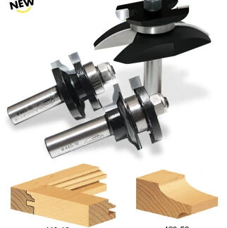 TRS-270 3-Piece Cove Raised Panel Set with Back Cutter for 3/4 to 7/8 Inch Material