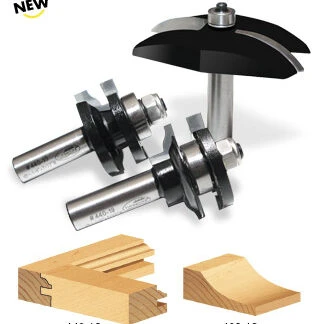 TRS-280 3-Piece Cove Raised Panel Door Making Set for 3/4 to 7/8 Inch Material