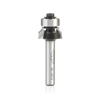 320-06 Carbide Tipped Corner Round 1/16 Radius x 5/8 Dia x 5/16 x 1/4 Inch Shank with Ball Bearing