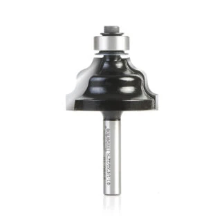 380-10 Carbide Tipped Wavy Edge 5/32 Radius x 1-1/4 Dia x 9/16 x 1/4 Inch Shank with Ball Bearing