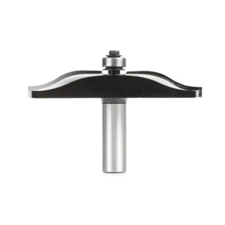 420-22 Carbide Tipped Ogee Raised Panel 7/8 Radius x 3-3/8 Dia x 1/2 x 1/2 Inch Shank with Ball Bearing
