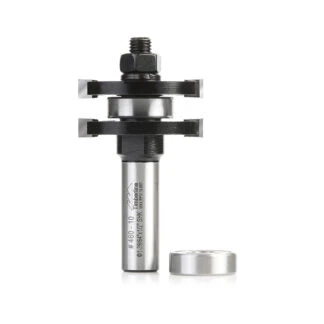 460-10 Carbide Tipped Tongue & Groove Assembly 1-5/8 Dia x 3/4 x 1/2 Inch Shank with Ball Bearing for 5/8 Inch Material
