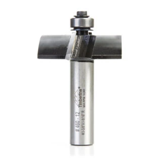 460-12 Carbide Tipped Cove Raised Panel 1-9/16 Radius x 3-3/8 Dia x 1/2 x 1/2 Inch Shank with Ball Bearing