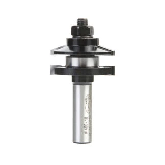 460-18 Carbide Tipped Reversible Traditional Stile & Rail 1-5/8 Dia x 11/16 x 1/2 Inch Shank with Ball Bearing for 15/16 Inch Material