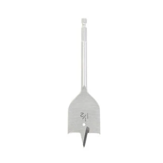 608-490 Spade Bit with Spur 1-1/2 Dia x 6 Inch Long