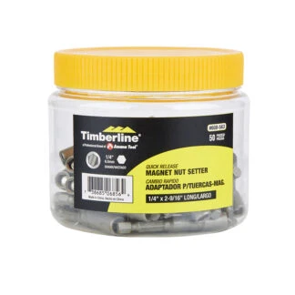 608-563 50 Piece Magnetic Nut Setter Jar 1/4 Dia x 2-9/16 Long