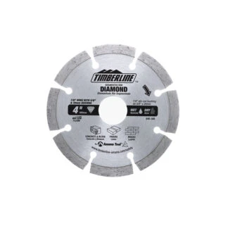 640-300 Segmented Rim Diamond 4 Inch Dia x 7/8 Bore