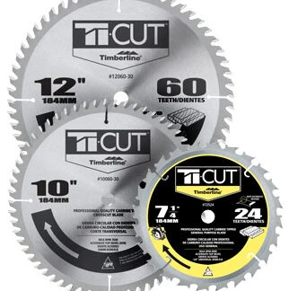 80032 Carbide Tipped Ti-Cut™ General Purpose & Finishing 8 Inch Dia x 32T ATB 10 Deg 5/8 Bore with Diamond Knockout
