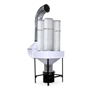 Industrial 4x Inverted Standing Filter Plenum Assembly