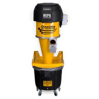 Supercell Turbo High-Pressure 14 Gal. Wall-Mounted HEPA-GFM Cyclone Dust Collector